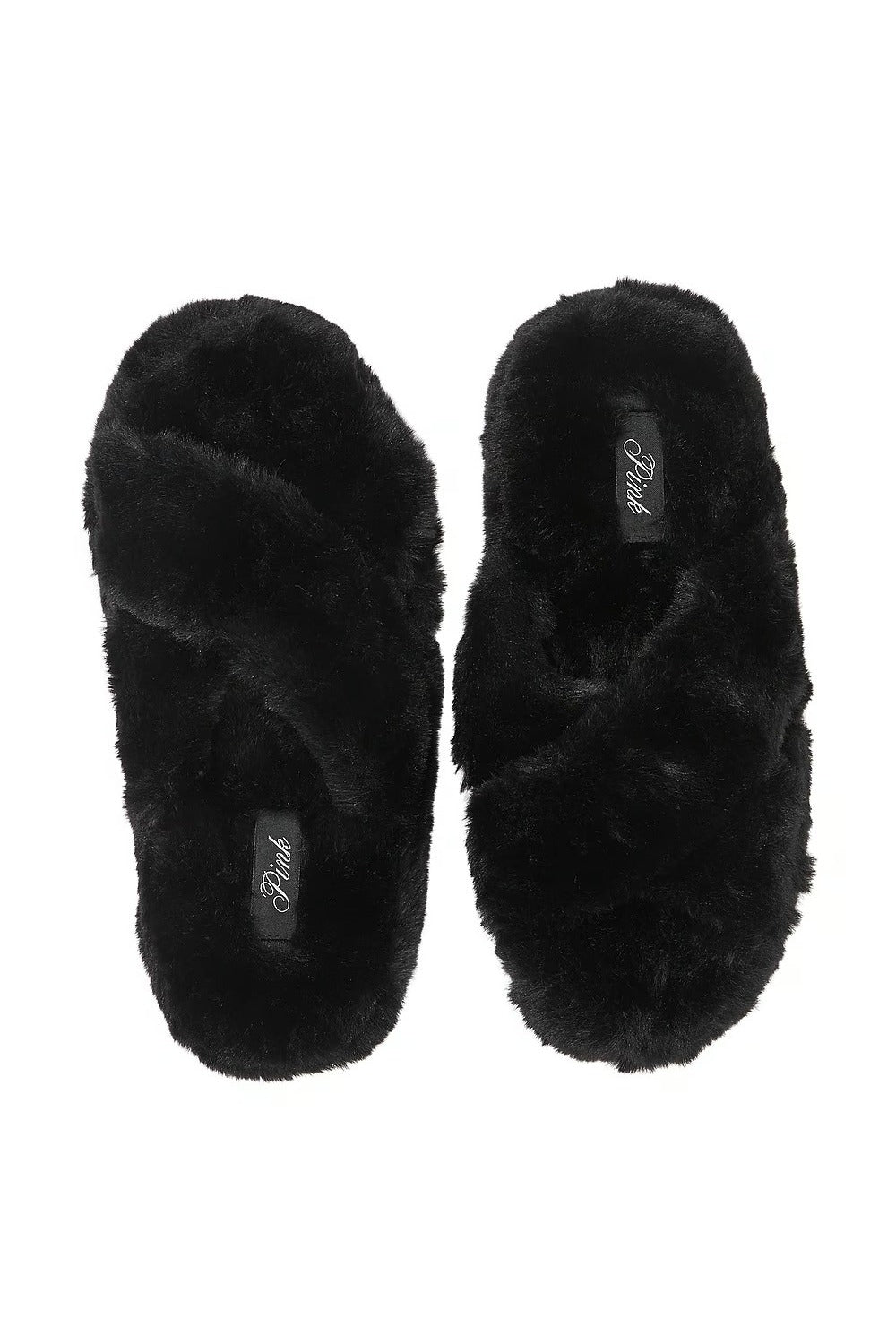 Пухнасті домашні капці 562875682 black