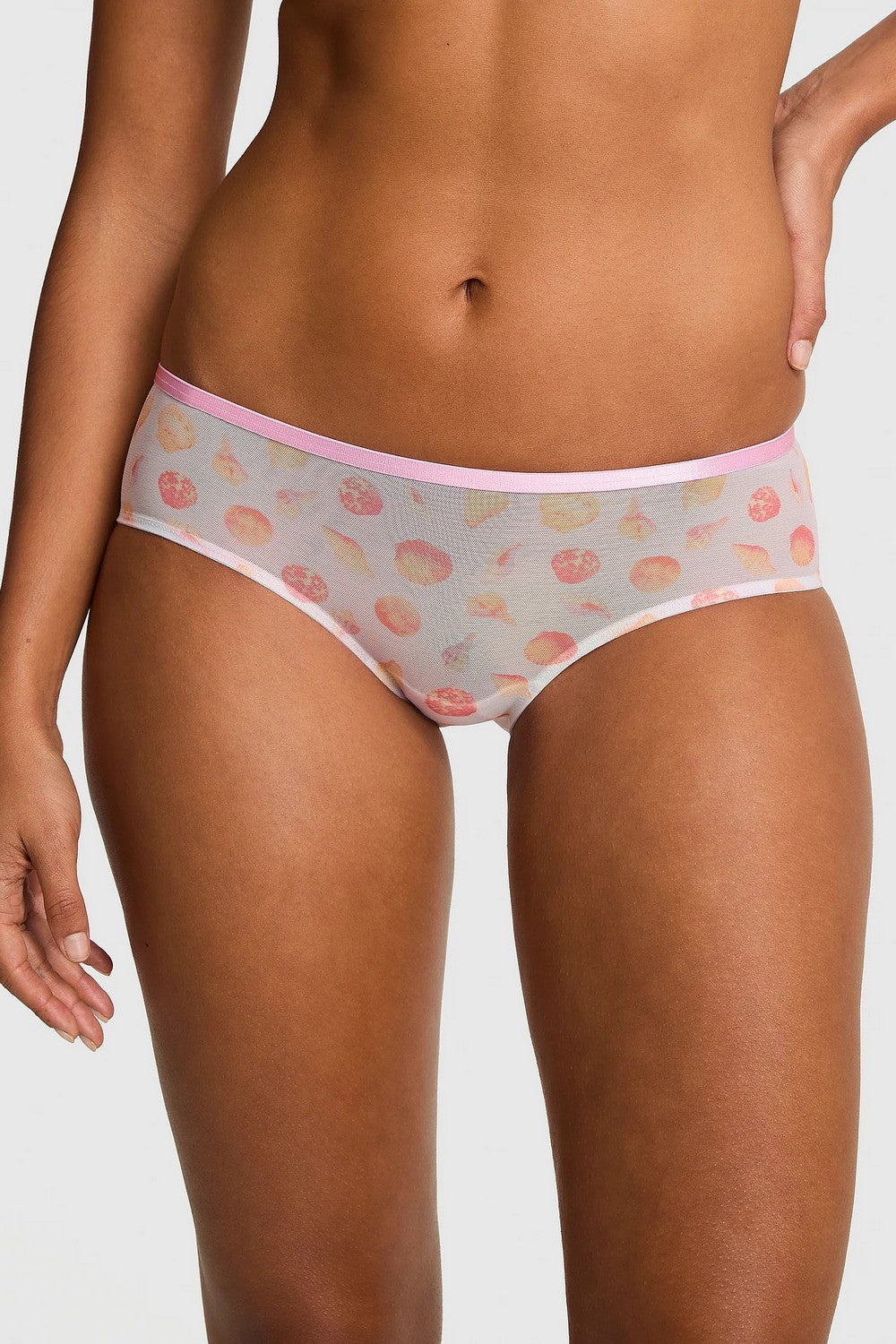 Трусики сліп із мікросітки 571520308 rose Victoria`s Secret