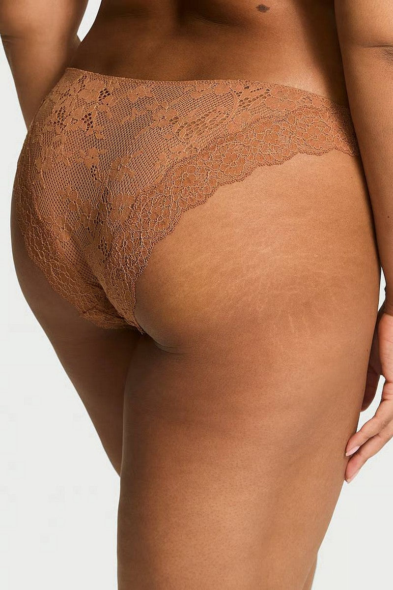 Мереживні трусики сліп 587051362 brown Victoria`s Secret спина