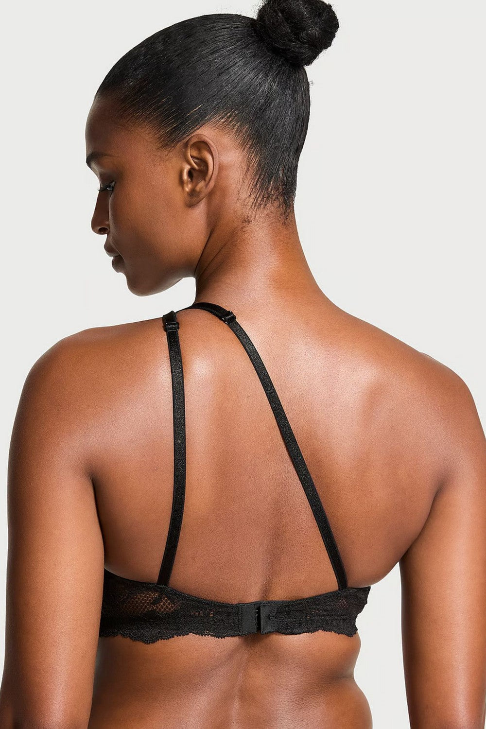 Комплект білизни зі стразами 591443370 black Victoria`s Secret спина
