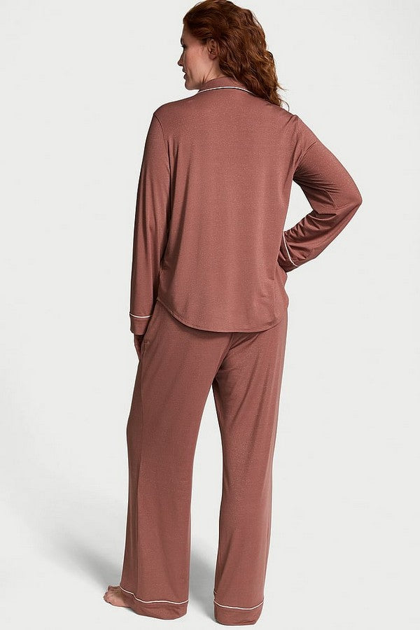 Піжама з модалу зі штанами 601533162 rose