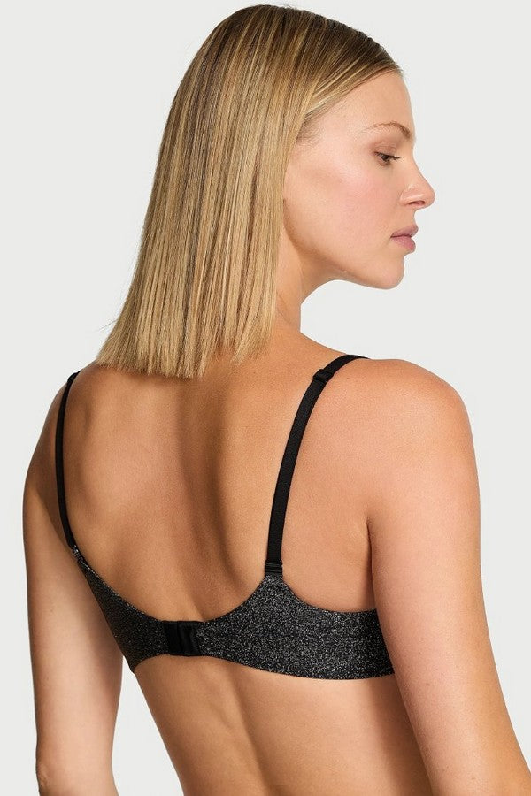 Блискучий бюстгальтер на кісточках 616300433 Black Victoria`s Secret