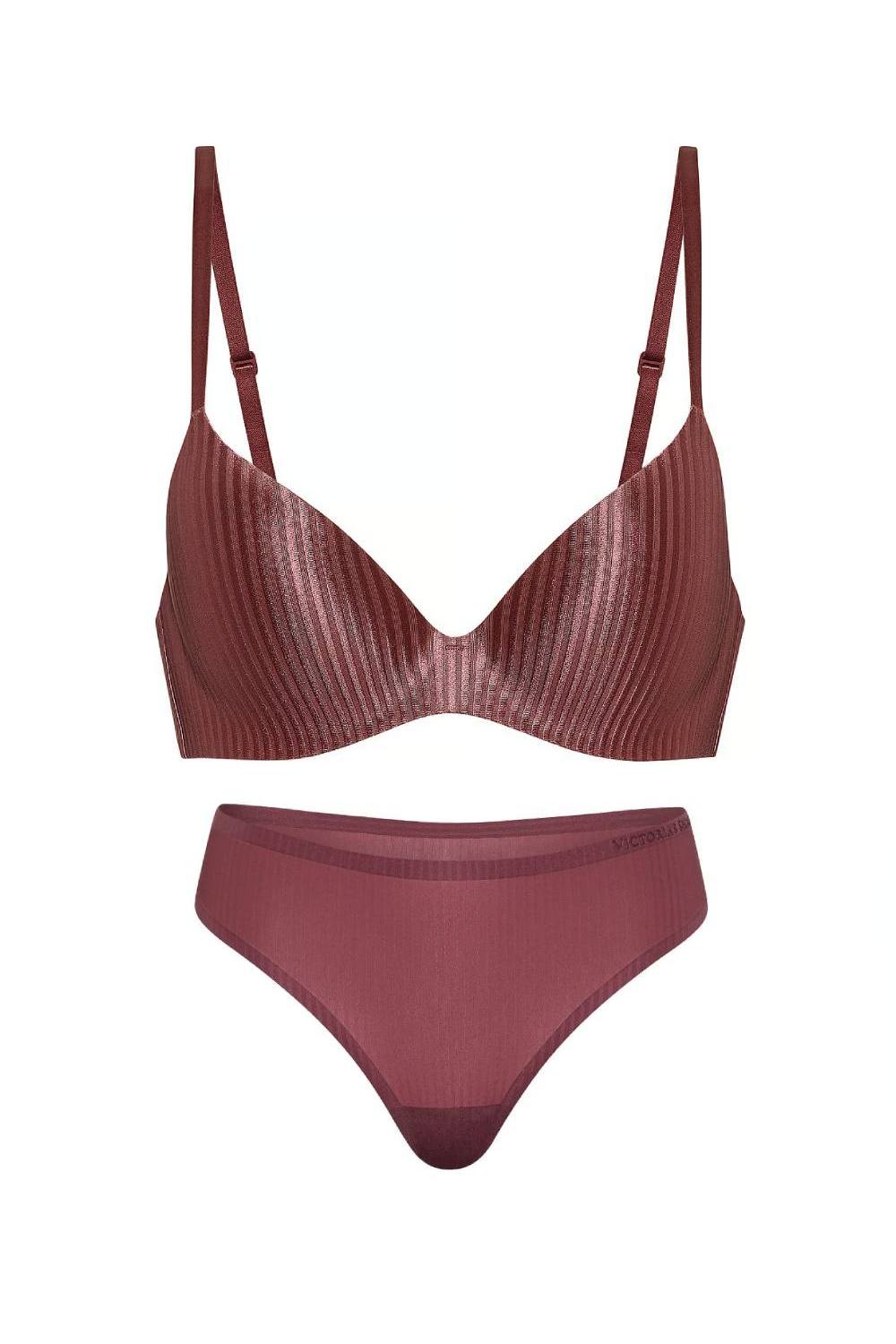 Комплект білизни з мікрофібри 624973087 pink Victoria`s Secret