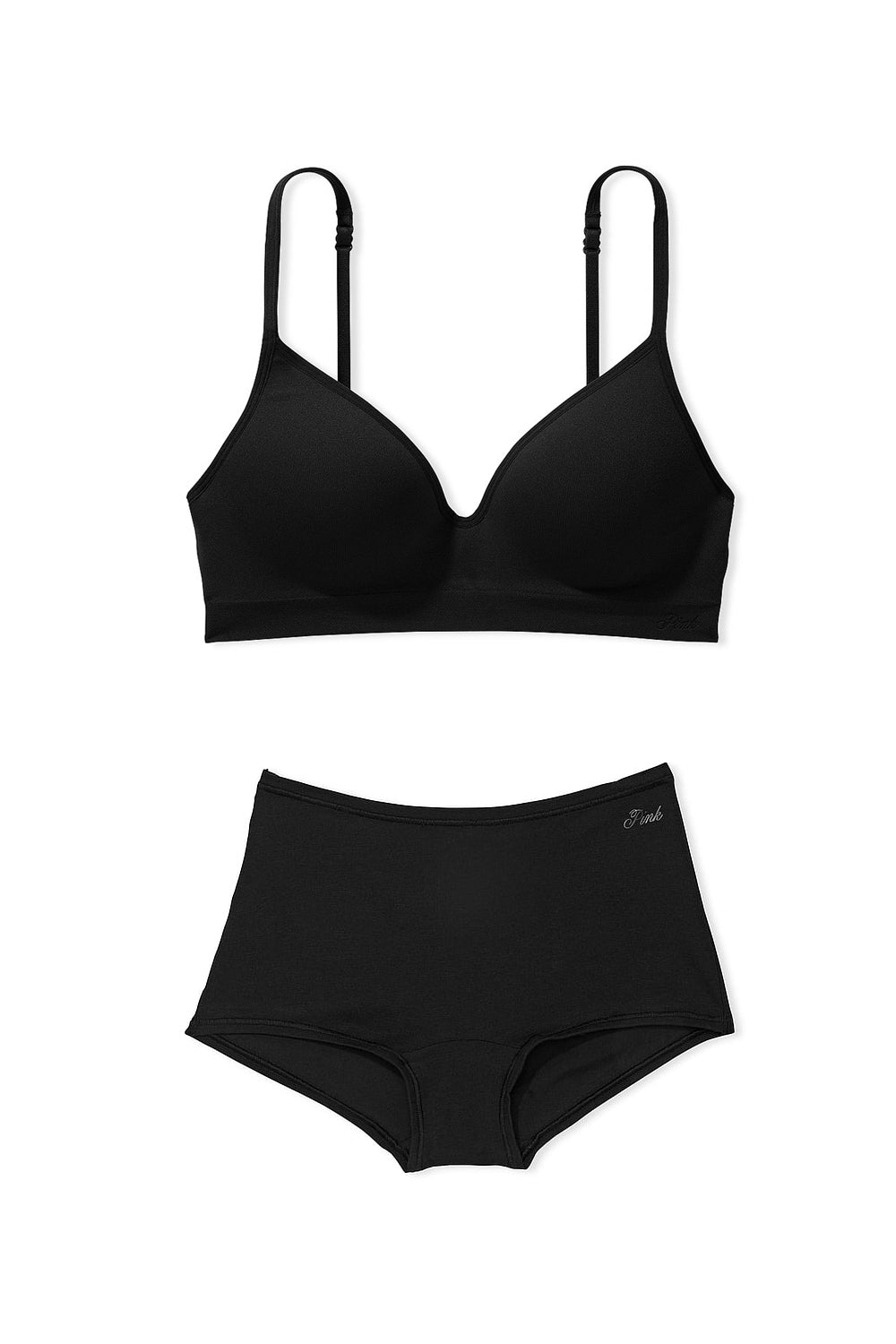 Однотонний комплект білизни 630261775 black