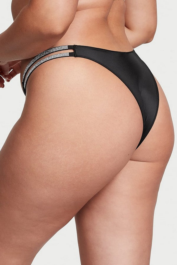 Комплект білизни зі стразами 63544902 black