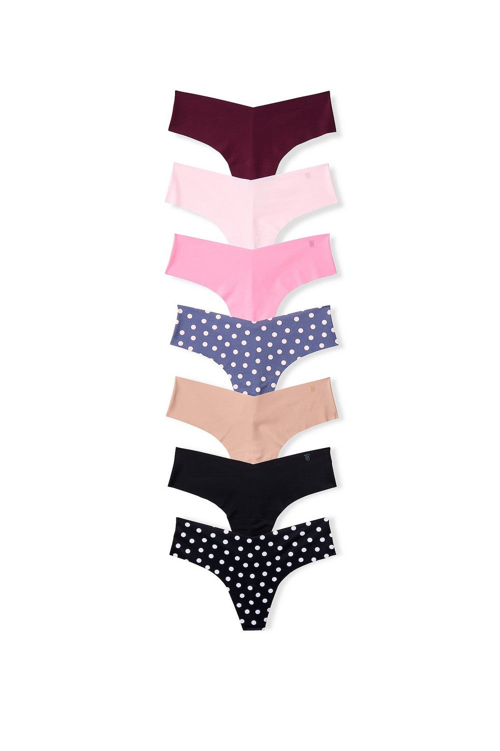 Безшовні трусики стрінг 654809045 (7 шт.) Victoria`s Secret