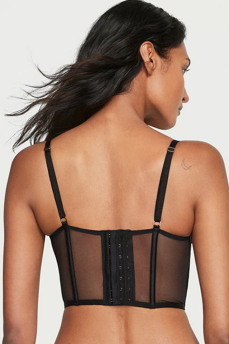 Комплект білизни з корсетним топом 655942771 black