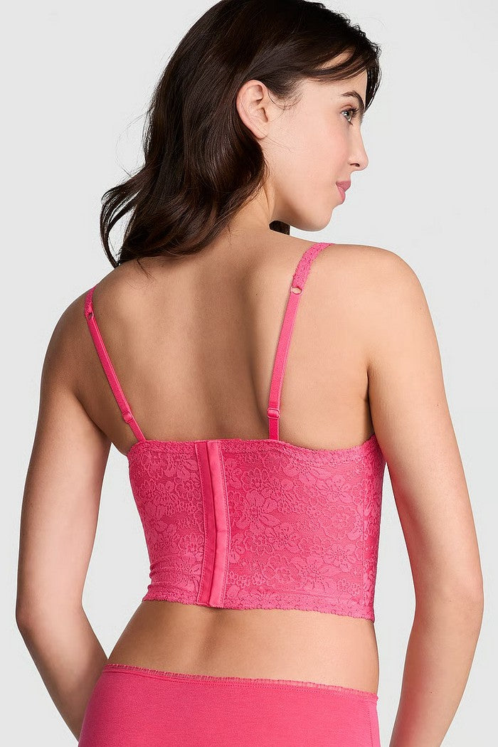 Комплект білизни з корсетом 661558259 pink