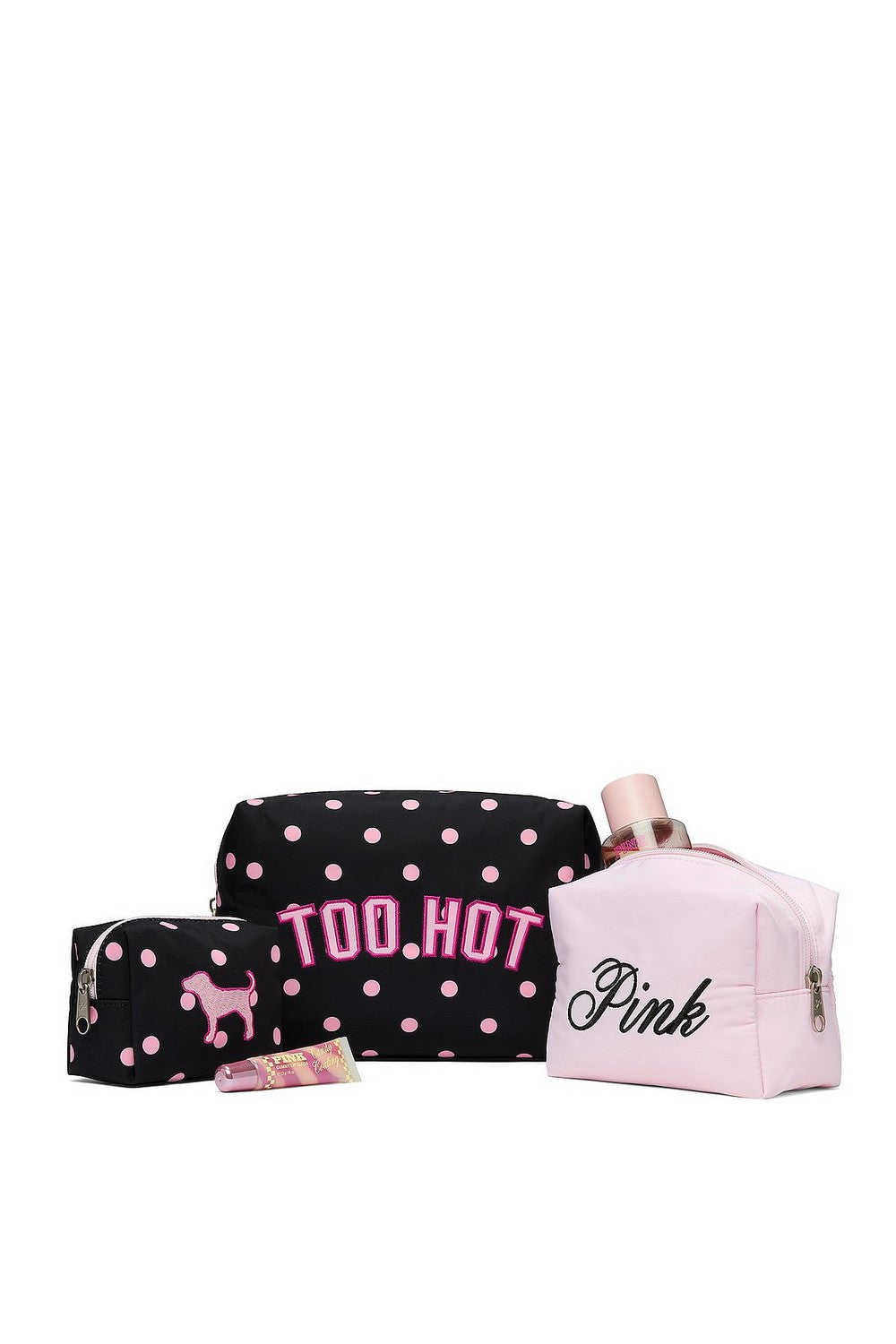 Набір косметичок 677785843 black/rose Victoria`s Secret