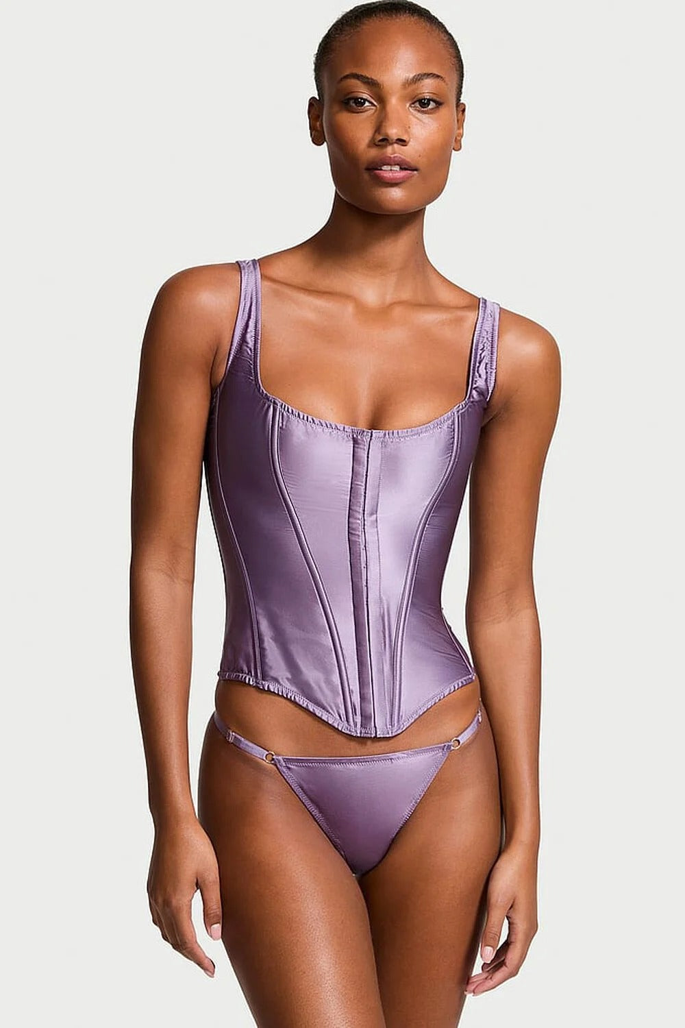 Комплект білизни з корсетом 693206045 lilac