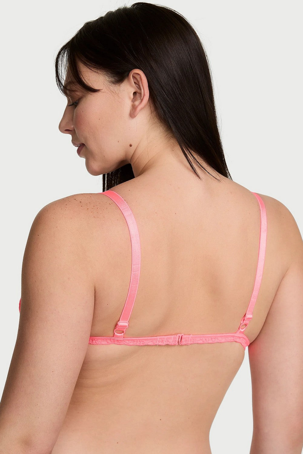 Мереживний комплект білизни 698070382 pink Victoria`s Secret спина