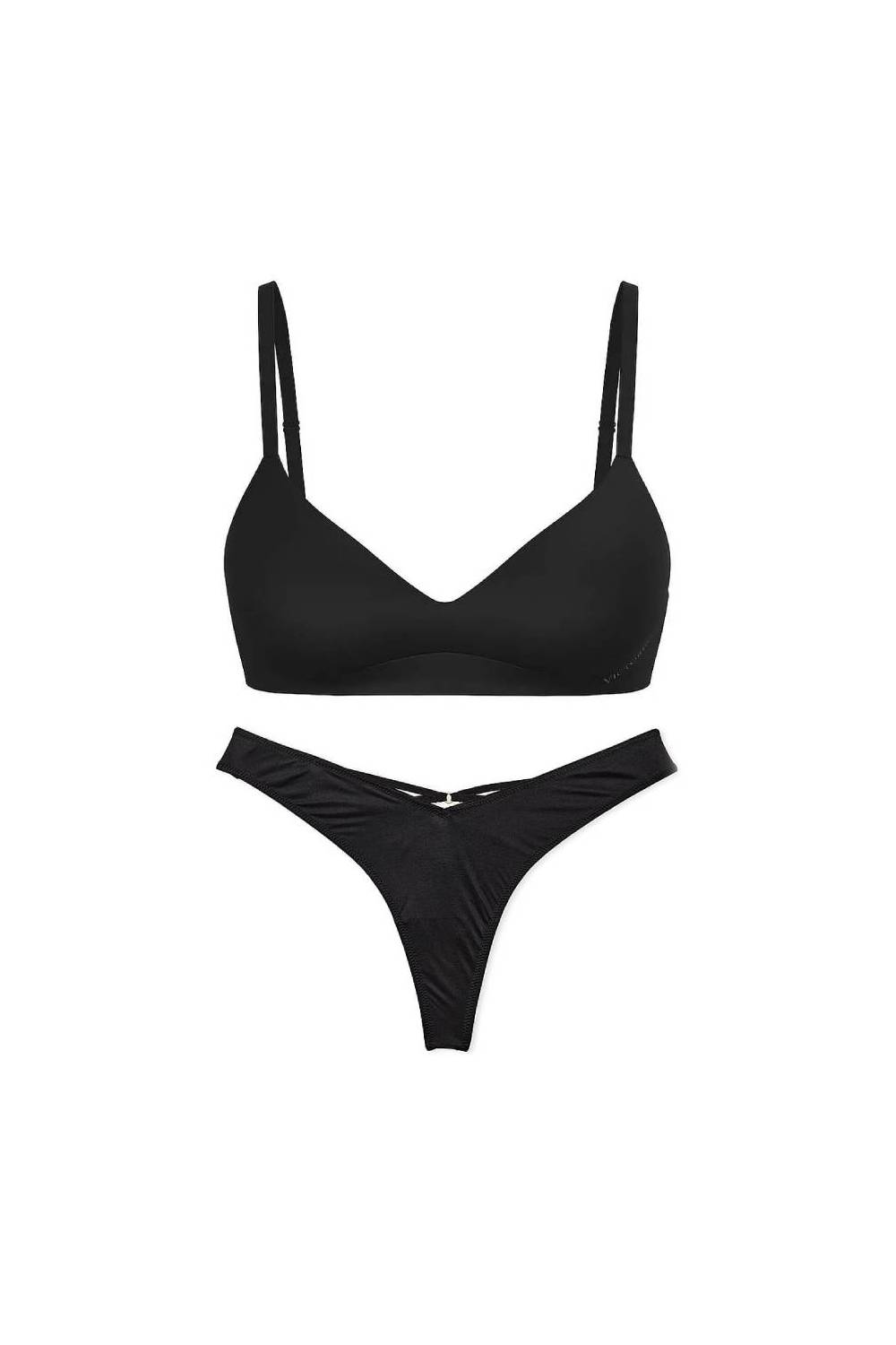 Однотонний комплект білизни 713137126 black