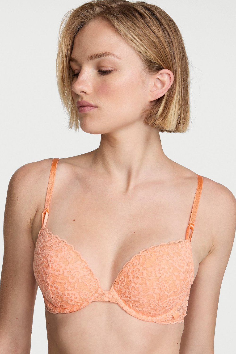 Мереживний комплект білизни 718352025 orange Victoria`s Secret