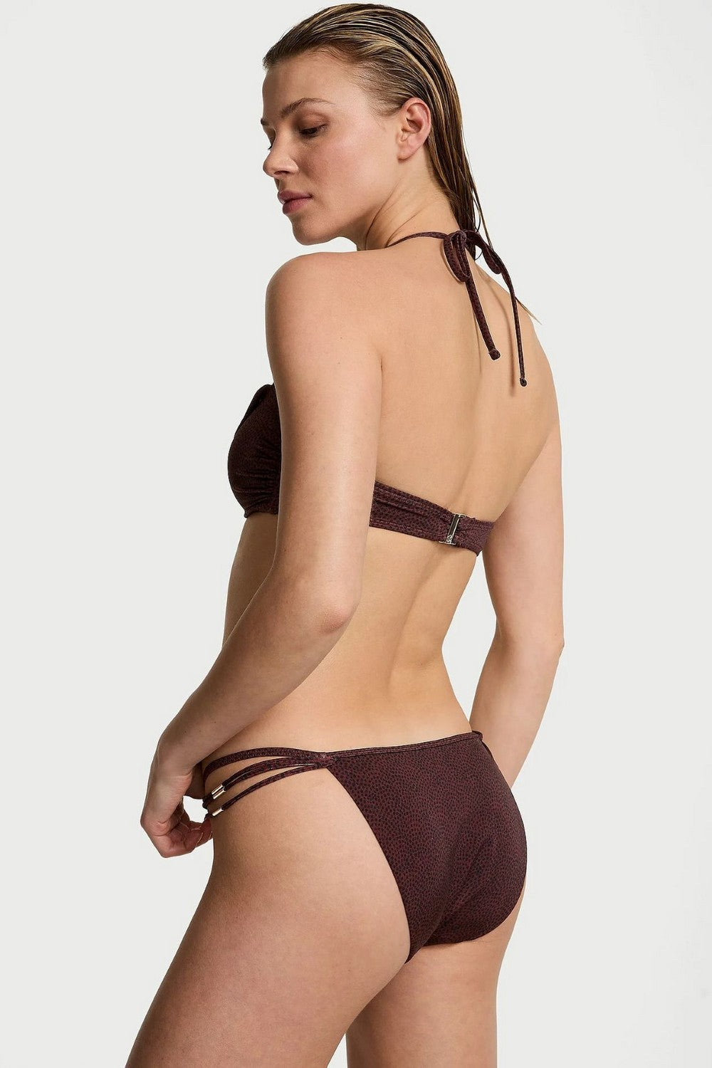 Роздільний купальник з ремінцями 720209180 brown
