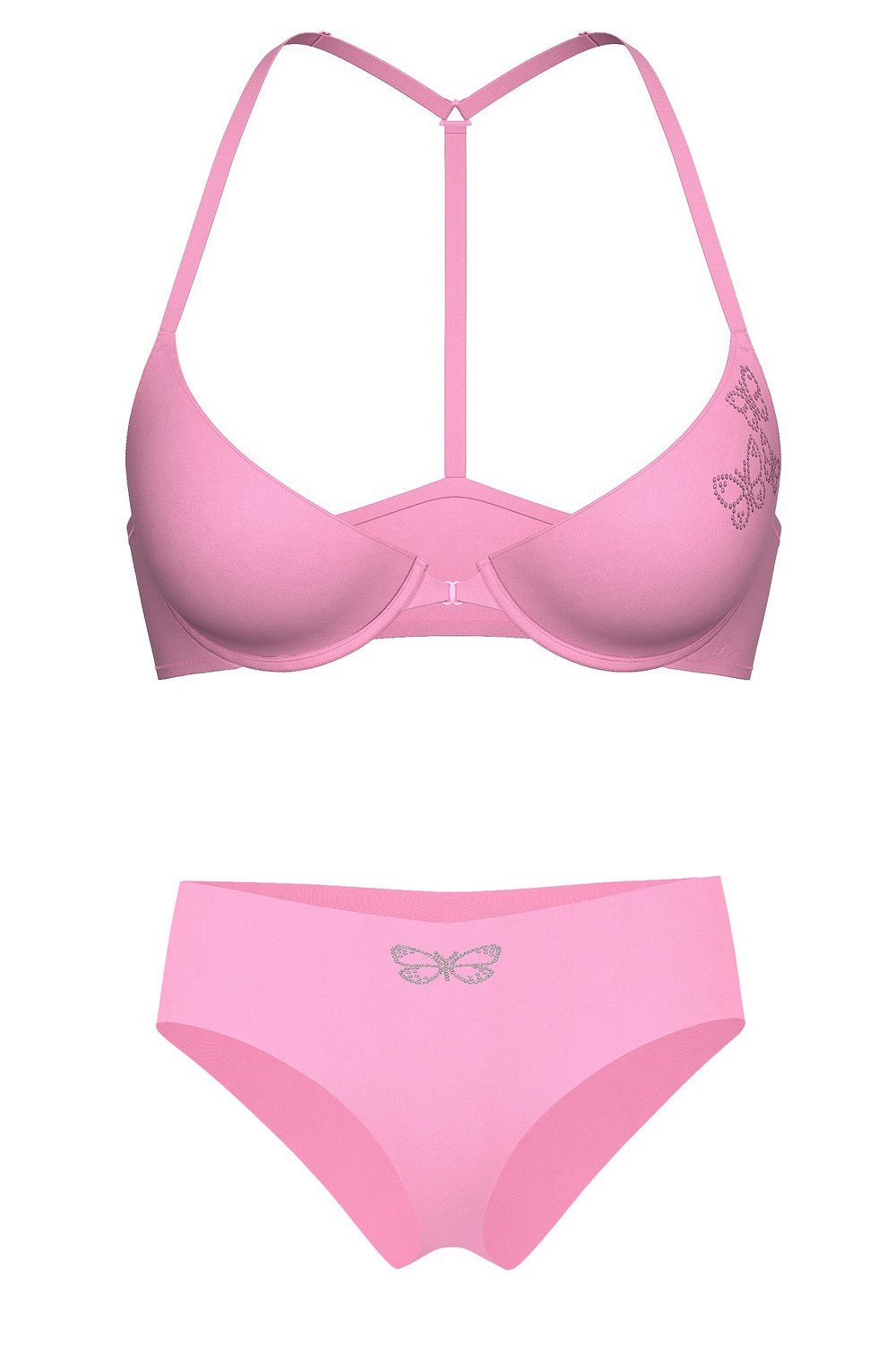 Комплект із застібкою спереду 728089737 pink Victoria`s Secret
