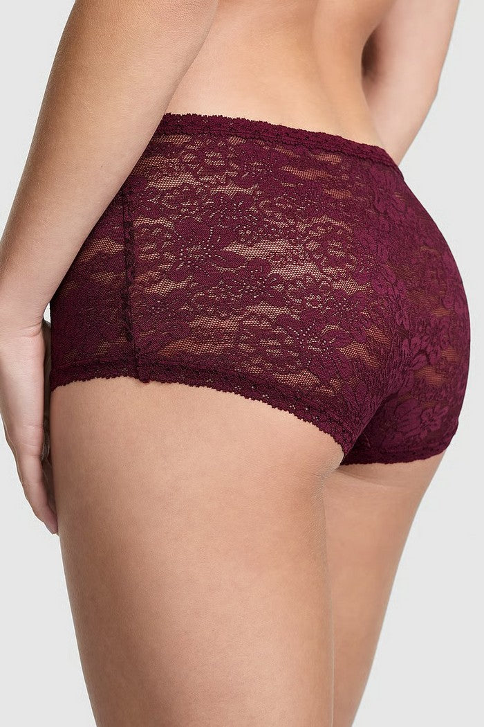 Шортики з мережива 756147160 burgundy