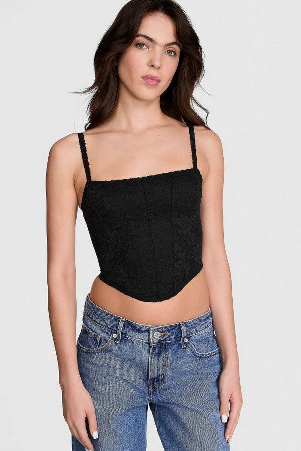 Комплект білизни з корсетним топом 770267001 black