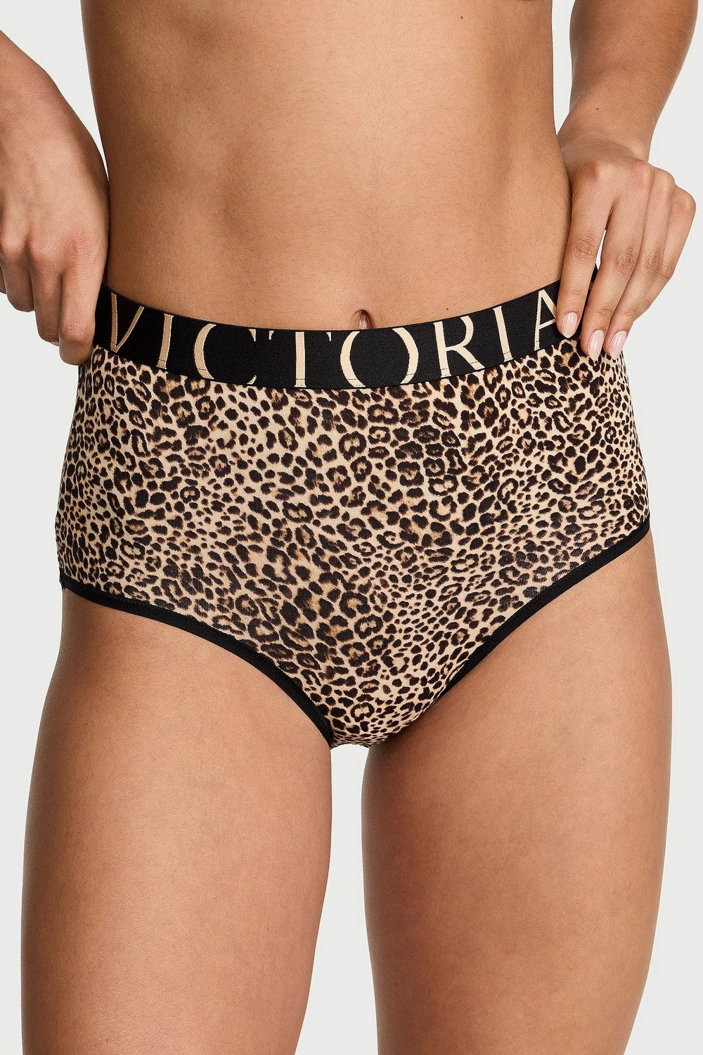 Високі трусики сліп 797889693 leopard Victoria`s Secret