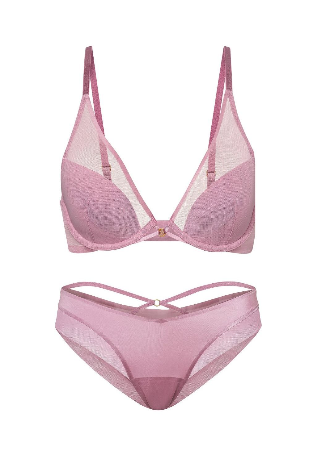 Комплект білизни з ремінцями 804828372 rose Victoria`s Secret