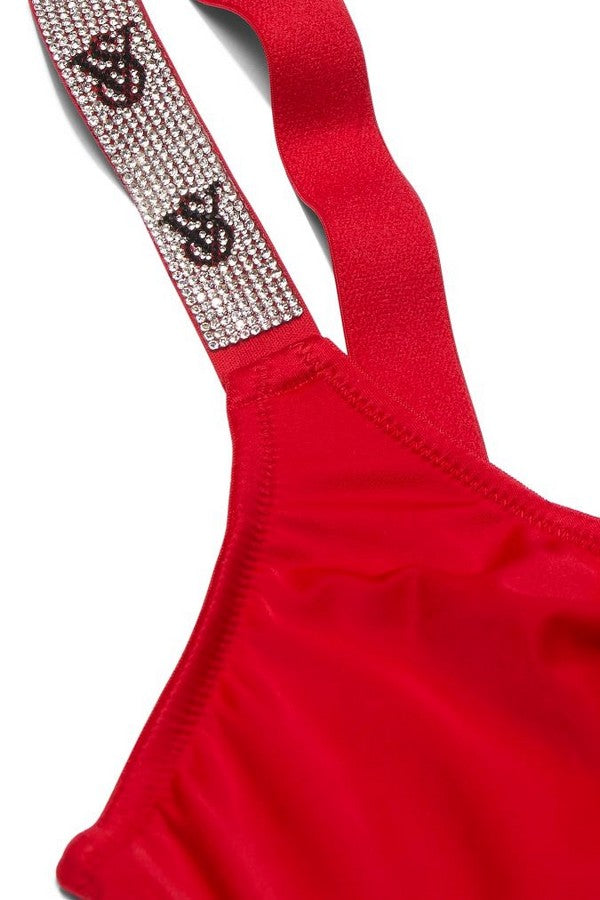 Комплект белья со стразами 816502647 red