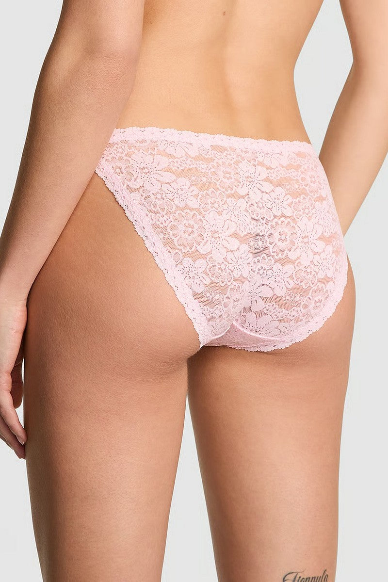 Мереживні трусики бікіні 82365538 rose Victoria`s Secret спина