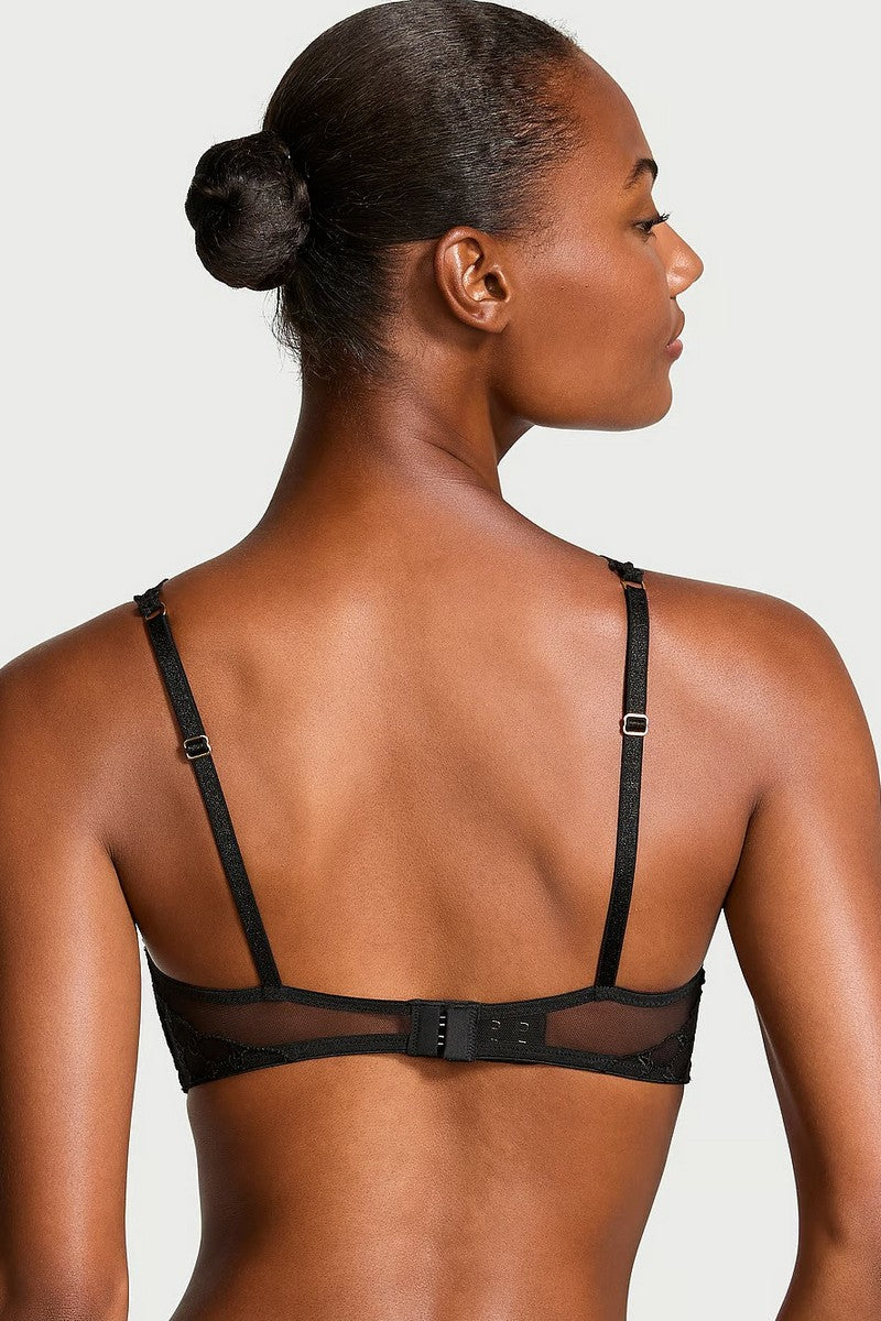 Бралет із мікросітки 823789041 black Victoria`s Secret