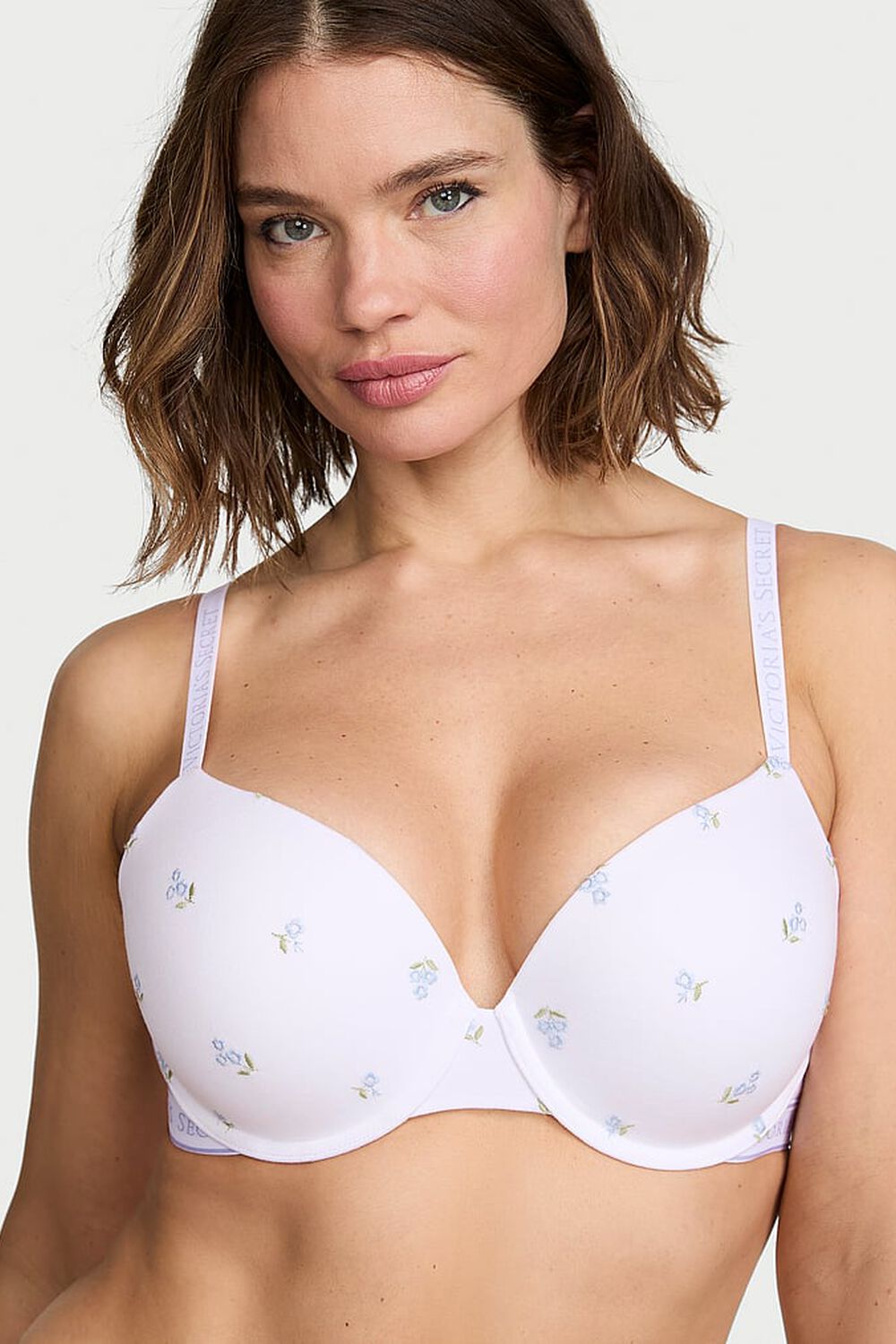 Комплект білизни з принтом 831414546 white Victoria`s Secret