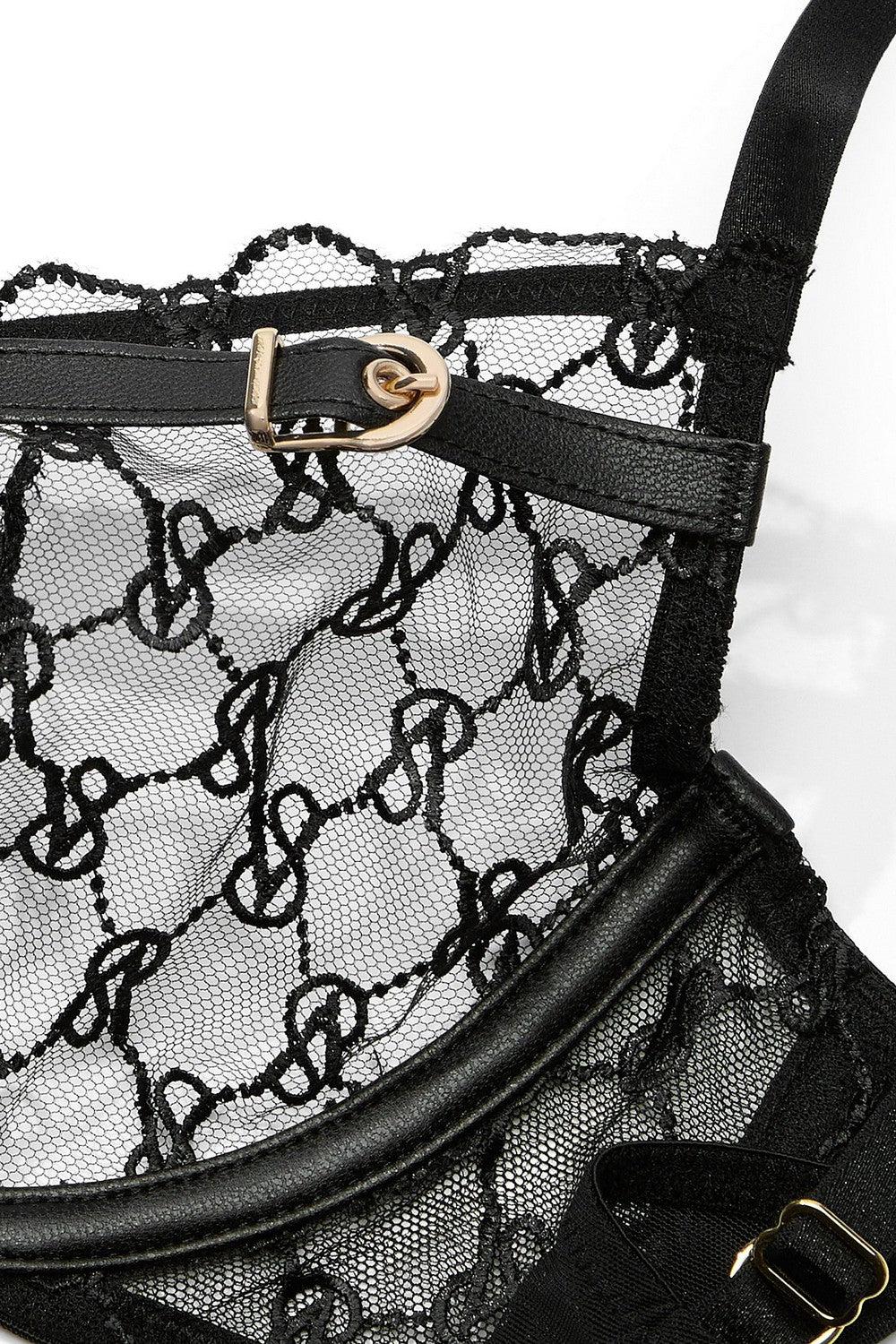 Бюстгальтер з ремінцями 848288722 Black Victoria`s Secret