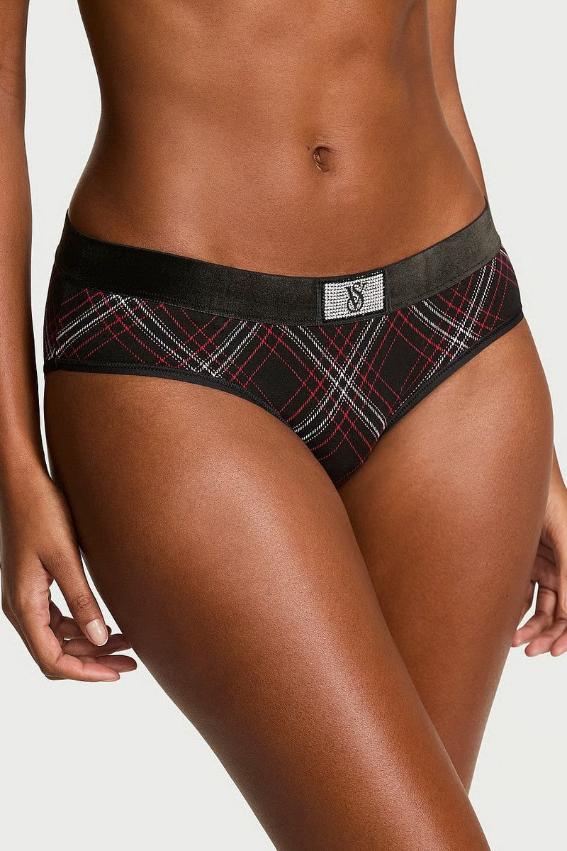 Трусики слип со стразами 849181088 black