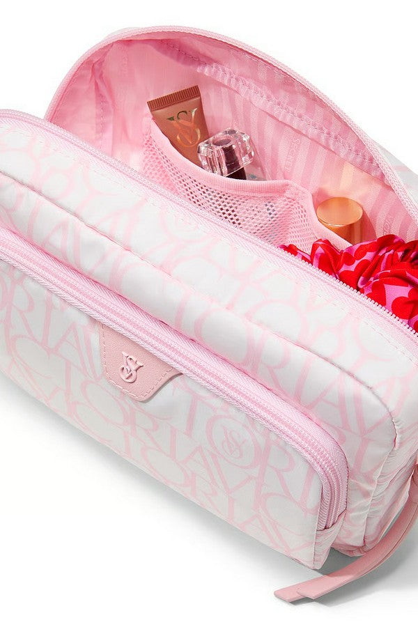 Косметичка з логотипом 856555997 white/rose Victoria`s Secret деталь