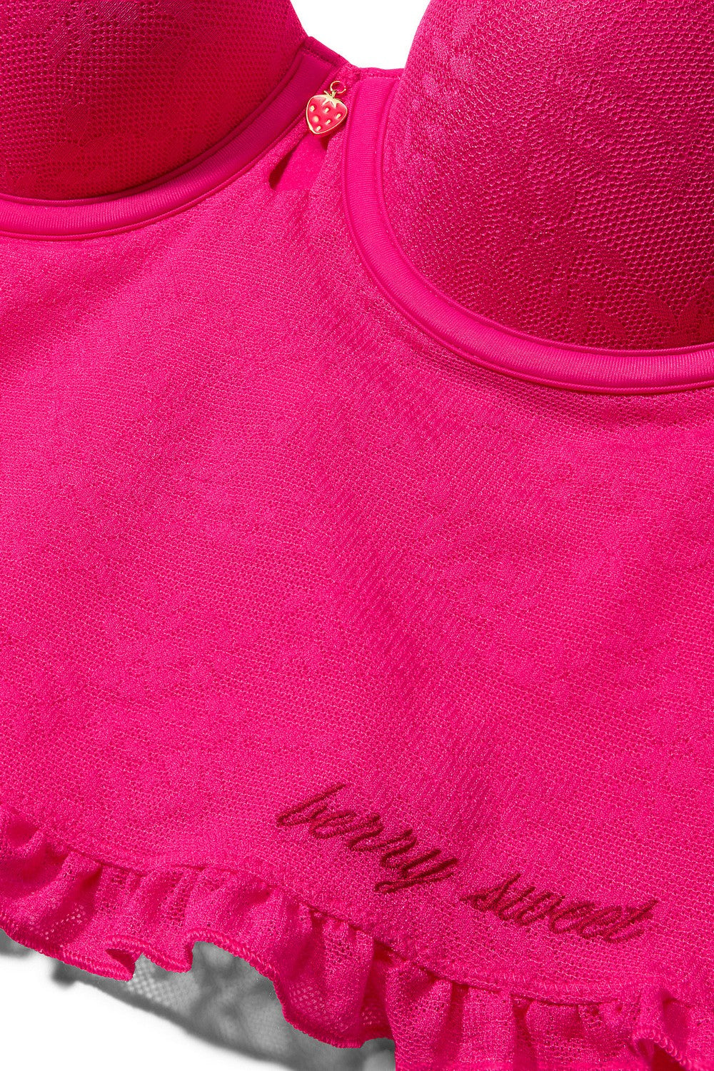 Комплект білизни з рюшами 857881000 pink Victoria`s Secret