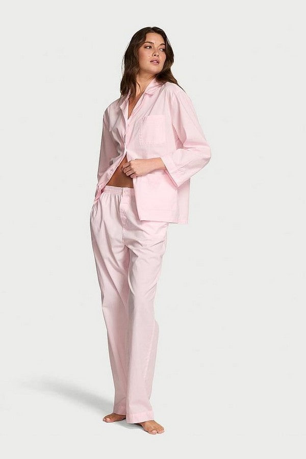 Хлопковая пижама с брюками 87937635 rose