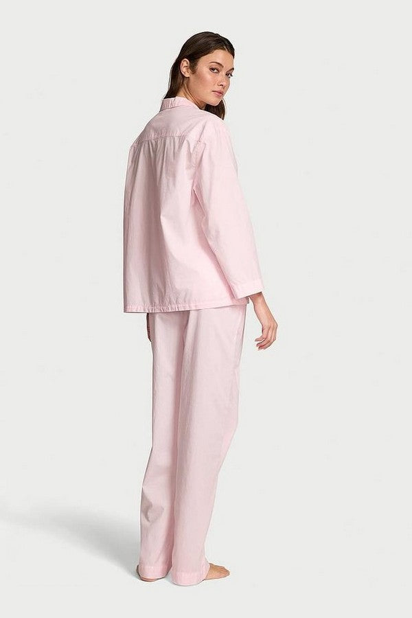 Хлопковая пижама с брюками 87937635 rose
