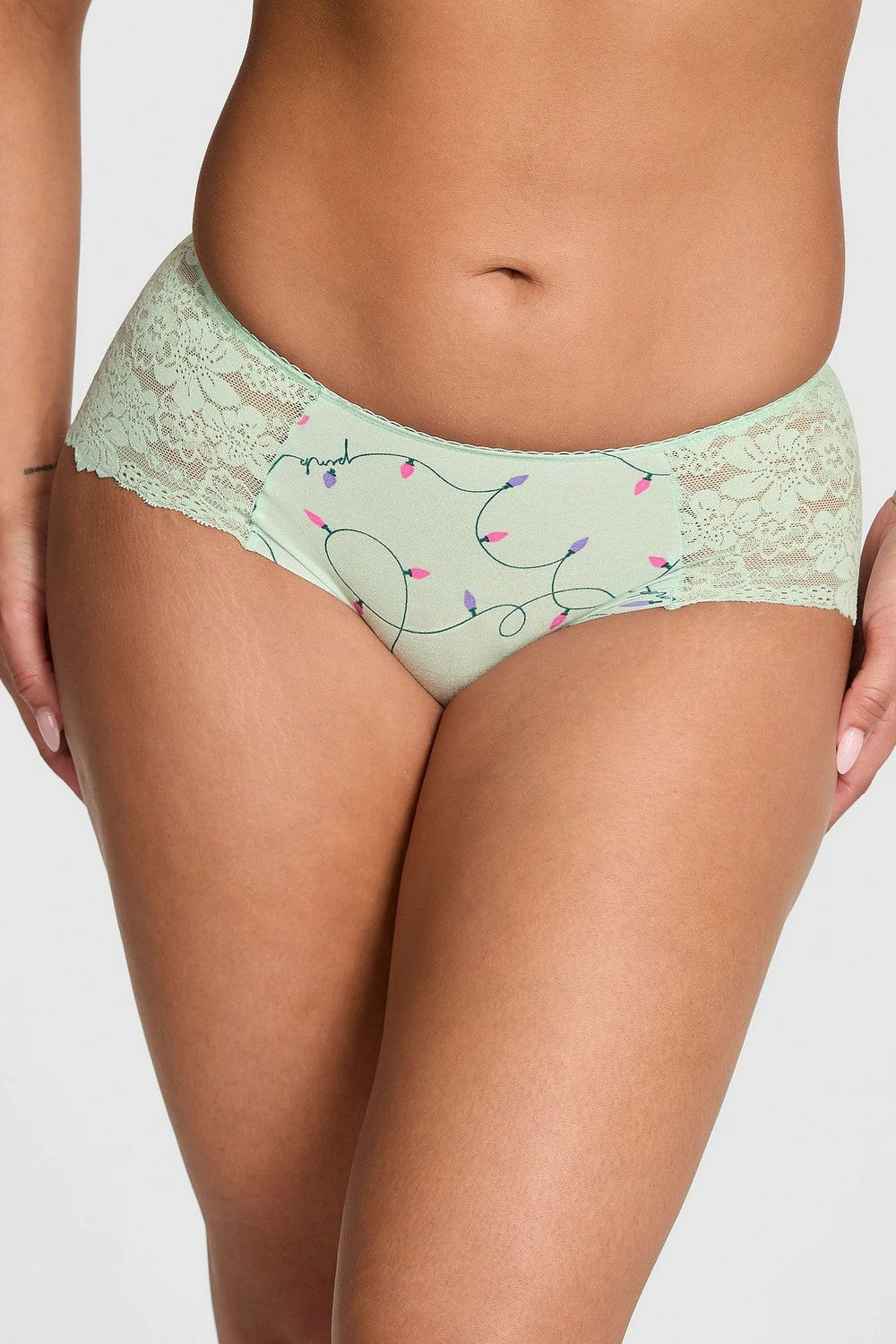 Мереживні шортики 882766621 green Victoria`s Secret