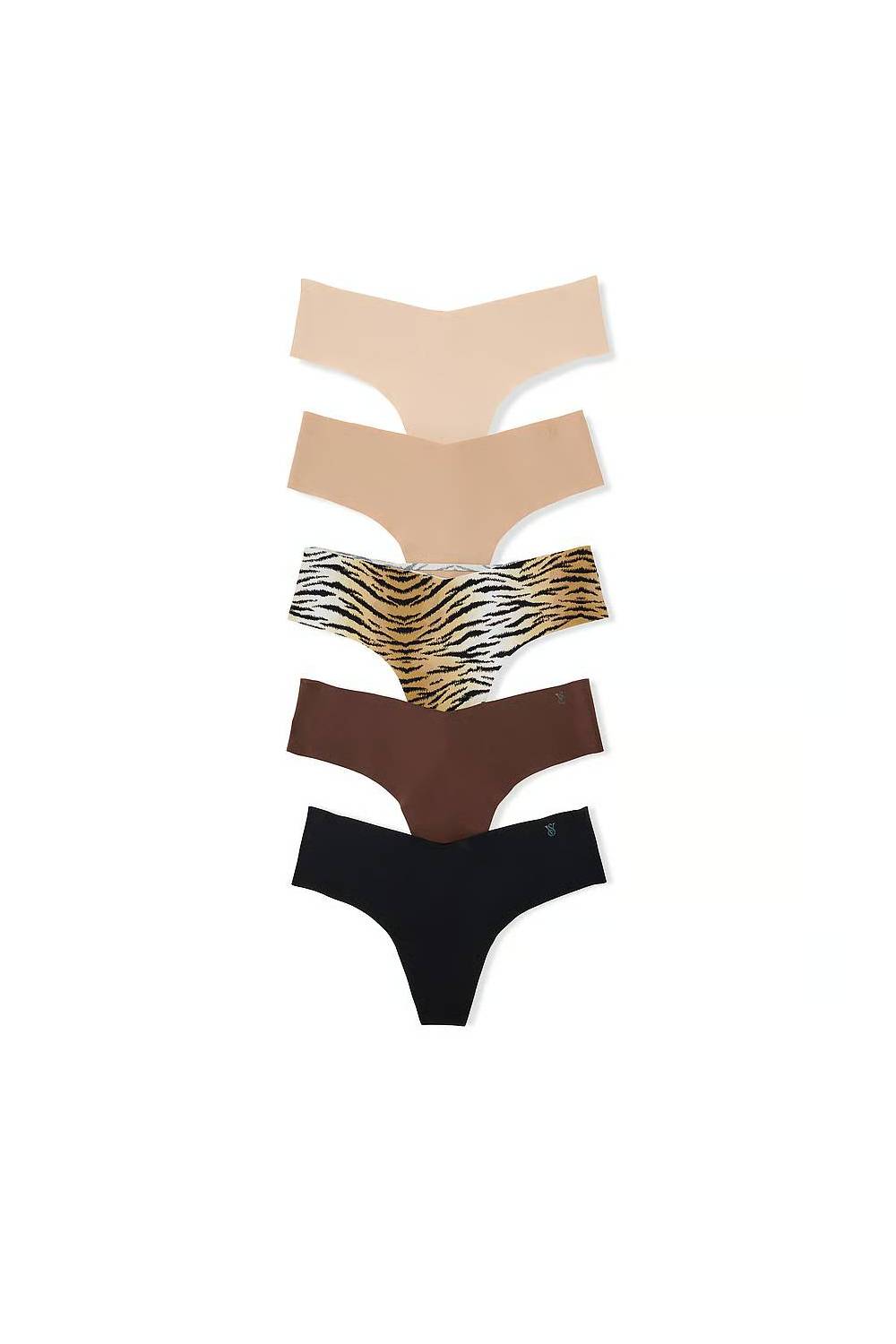 Безшовні трусики стрінг 893123176 (5 шт.) multi Victoria`s Secret
