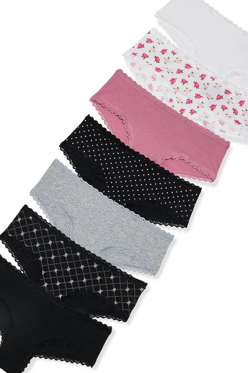 Шортики з бавовни 902081446 (7 шт.) multi Victoria`s Secret