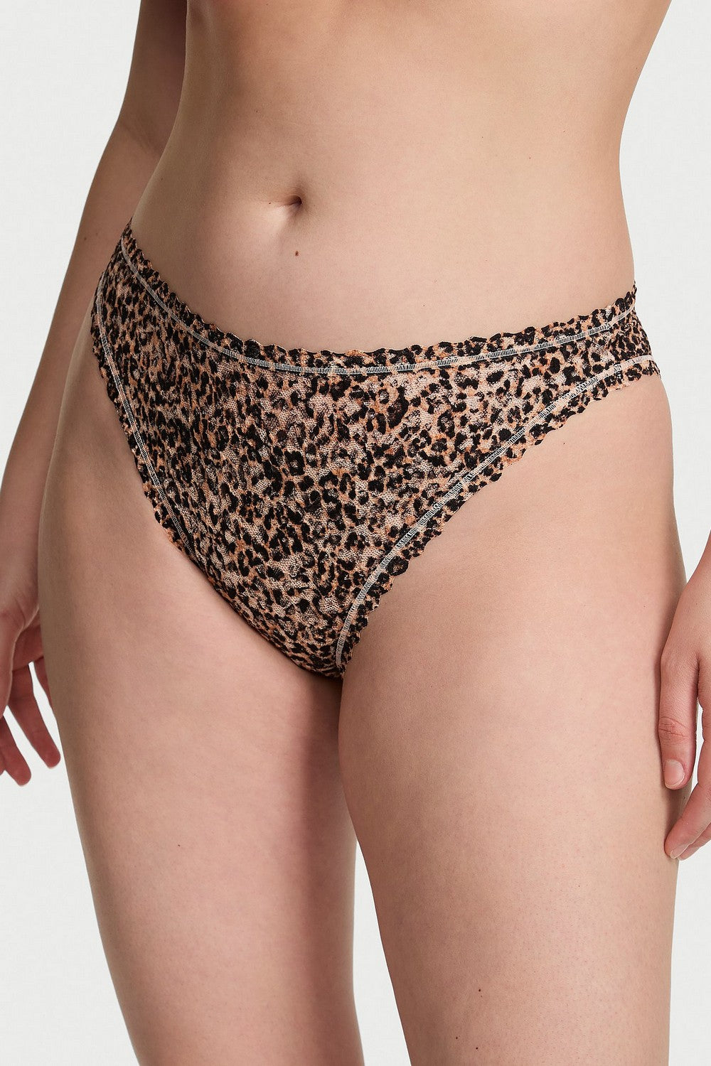Мереживні трусики сліп 923466864 leopard Victoria`s Secret