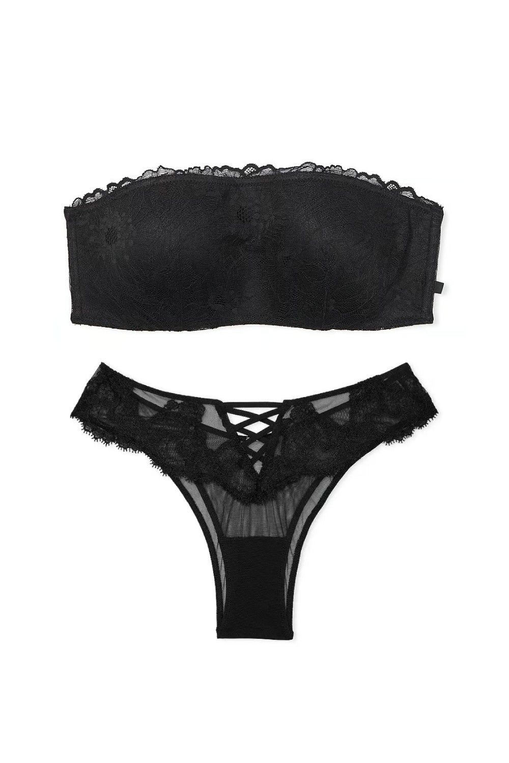 Комплект білизни зі знімними бретелями 928517184 black