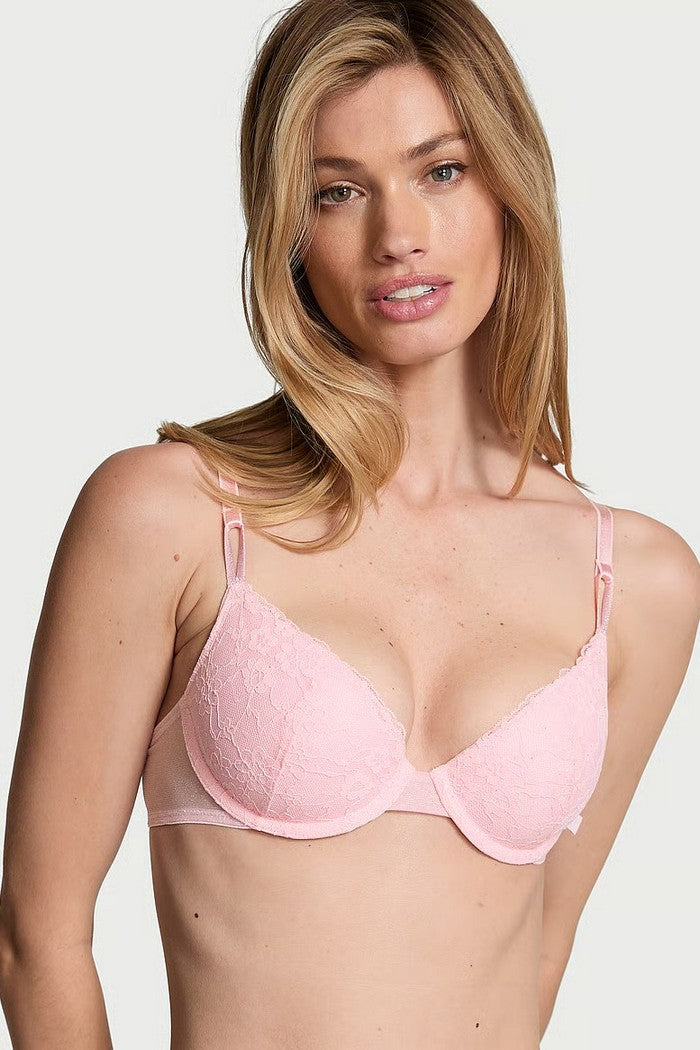 Плотный бюстгальтер из кружева 929710589 rose