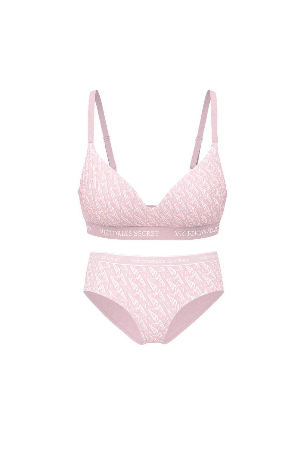 Квітковий комплект білизни 933330084 rose Victoria`s Secret