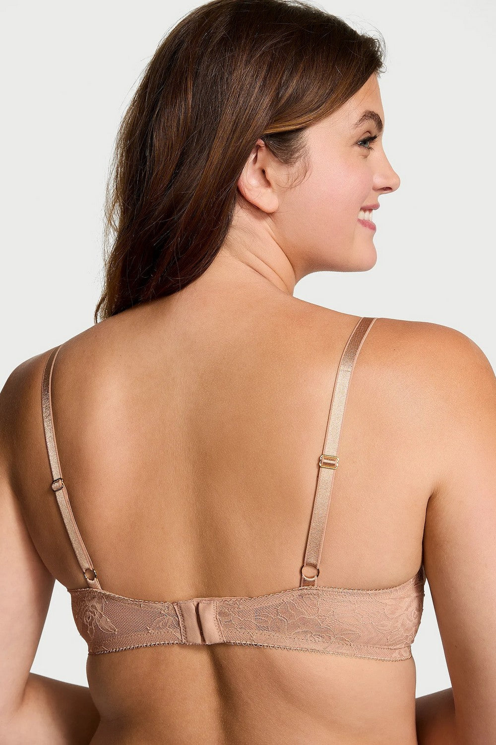 Комплект білизни з мережива 953256403 beige