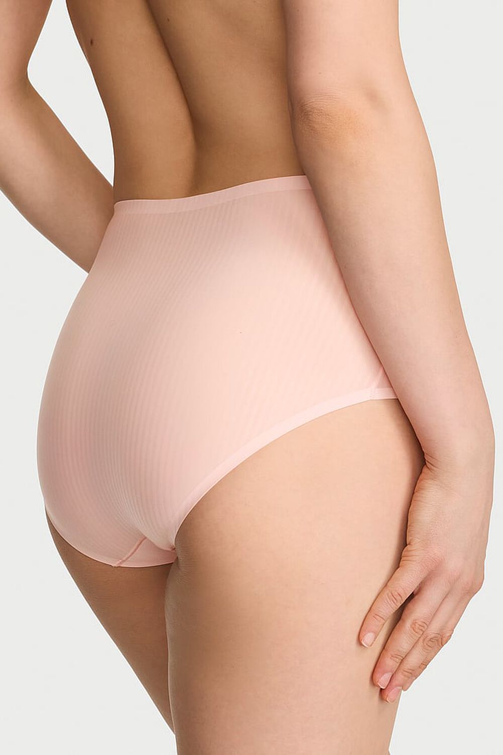 Високі трусики сліп 975046835 rose Victoria`s Secret спина