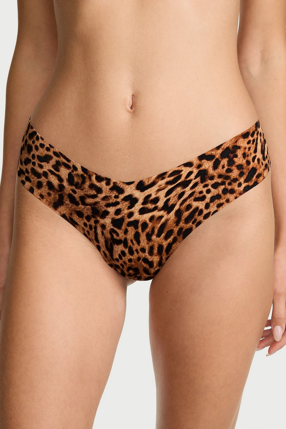 Безшовні трусики стрінг 981388717 leopard Victoria`s Secret