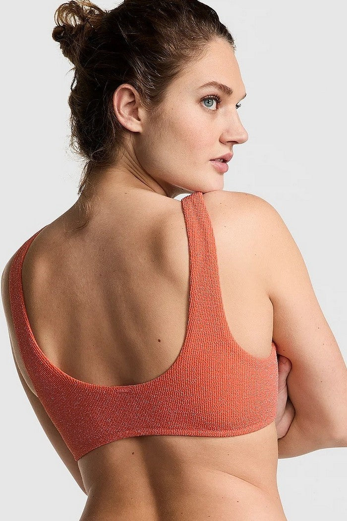 Раздельный купальник с шиммером 992057324 orange