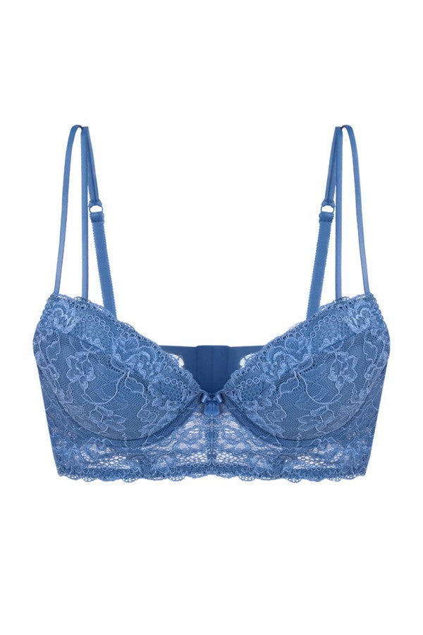 Кружевное бюстье с чашками пуш-ап 04.1021 evening twilight