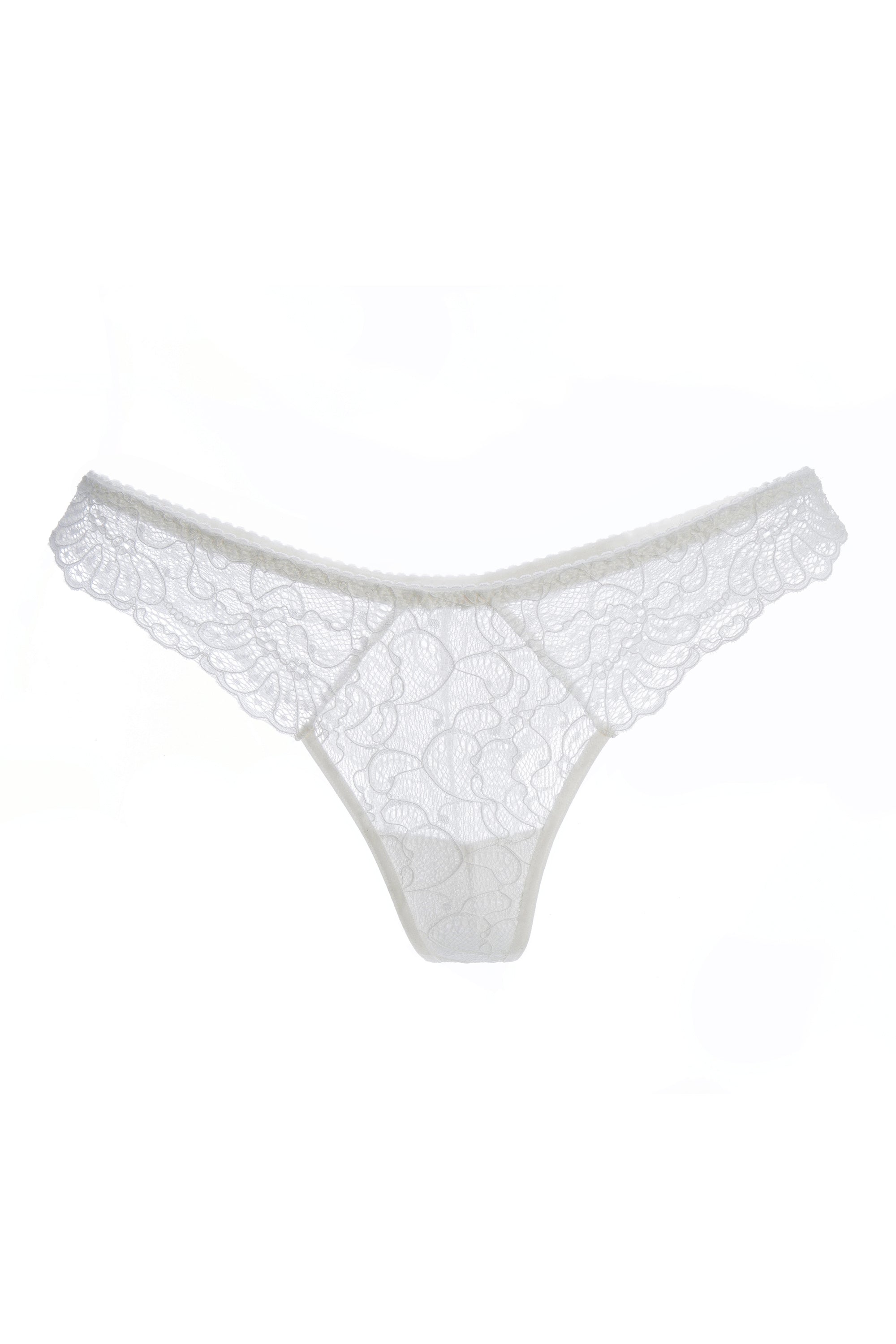 Кружевные трусики бразилиана 04.2012 dusk white