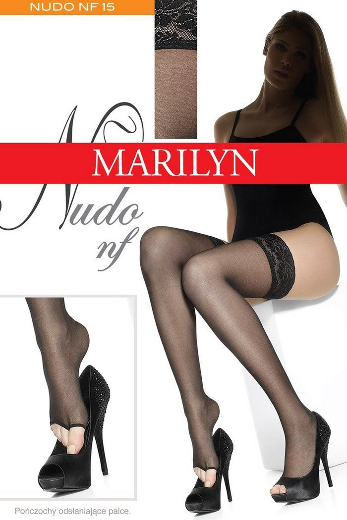 Чулки с открытыми пальцами Nudo NF (15 den)