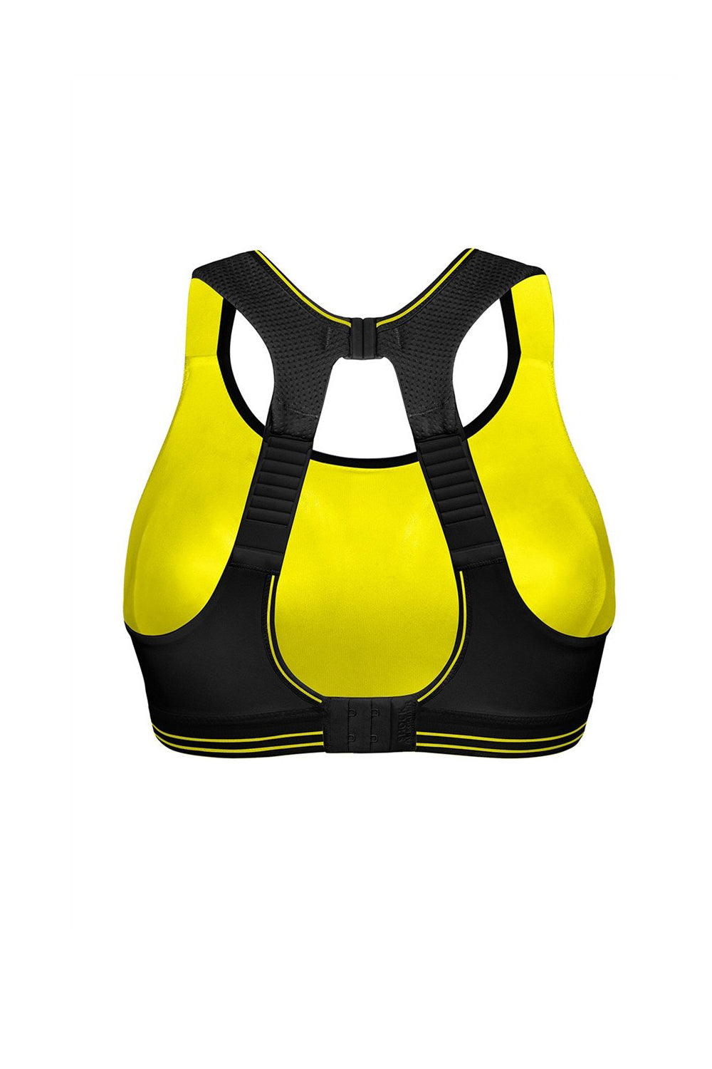 Бюстгальтер для бега B5044 black/lime (ур.3) Running bra