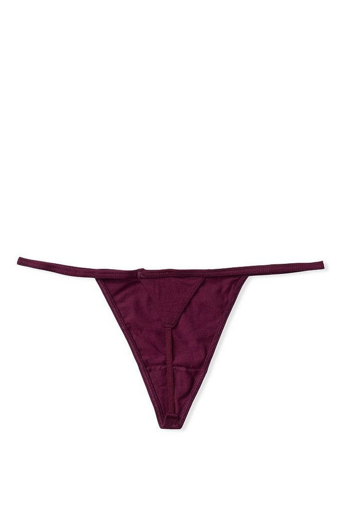 Хлопковые трусики стринг 249981469