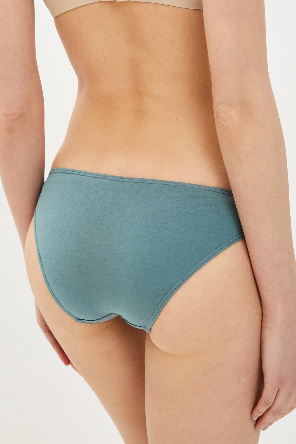 Хлопковые трусики слип для беременных 517 Mint